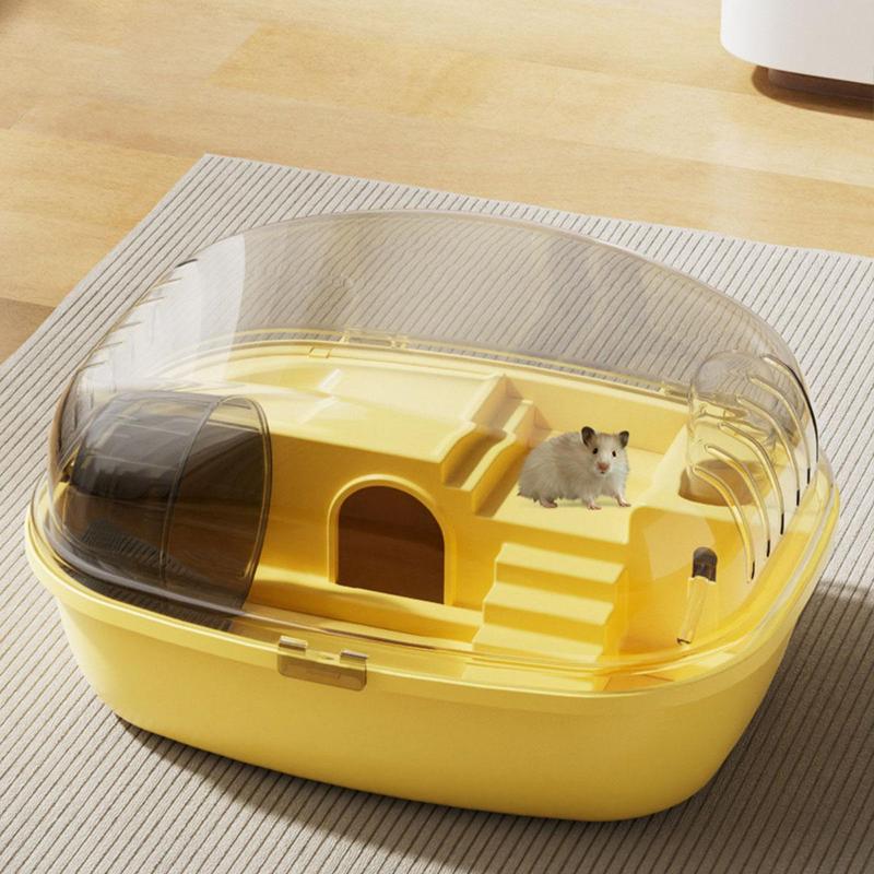 Visual Reference: Transparent House Cage Fun And Interactive Habitat Gerbil Cage