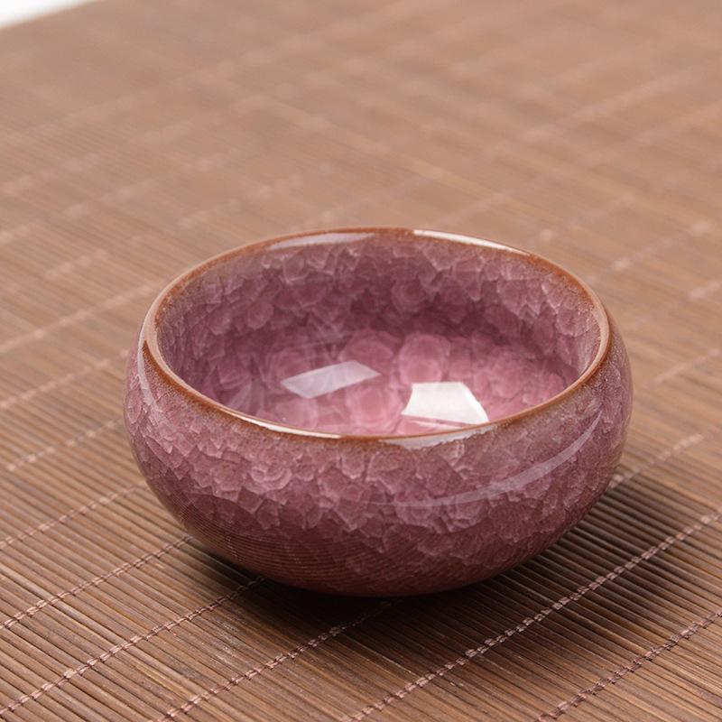 Product Introduction of Made in China Dehua Premium Ice Crack Tea Cup Ceramic Purple Clay Kung Fu Tea Set Tasting Cup Wedding Festival Gift 18