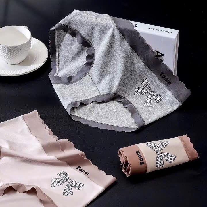 (Fom to 55-68kg) Quần lót nữ cạp cao cotton cao cấp bảng màu đẹp, co giãn êm ái không bai nhão, viền su không lộ viền 2
