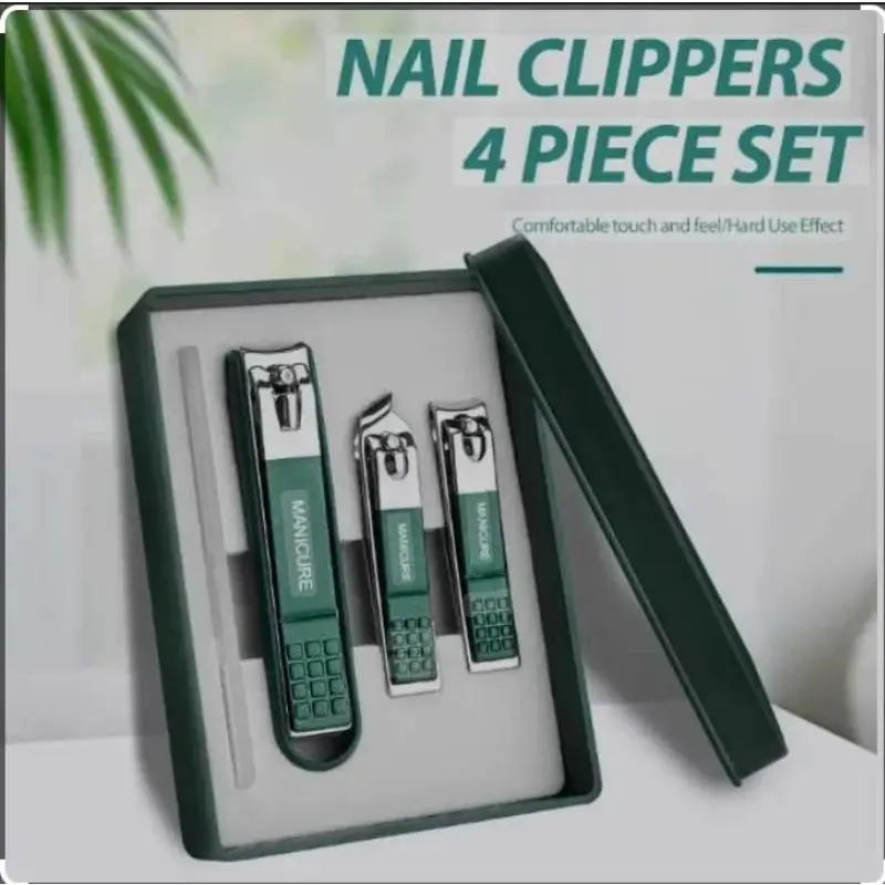 Nail Clipper Set HighGrade Household Nail Clippers Men And Women Universal Pedicure Tools Simple Portable Nail Tools Manicure Nail Care Stainless Steel Nail Art Cutics