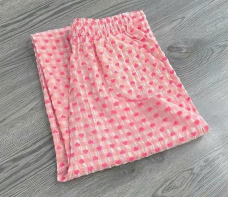 Combo 4 Quần Quần Kẻ Caro Trái Tim Dễ Thương Xinh Xắn Cho Bé Gái Size 9-44kg Chất Liệu Mềm Mịn Thoáng mát (MS 777) 5