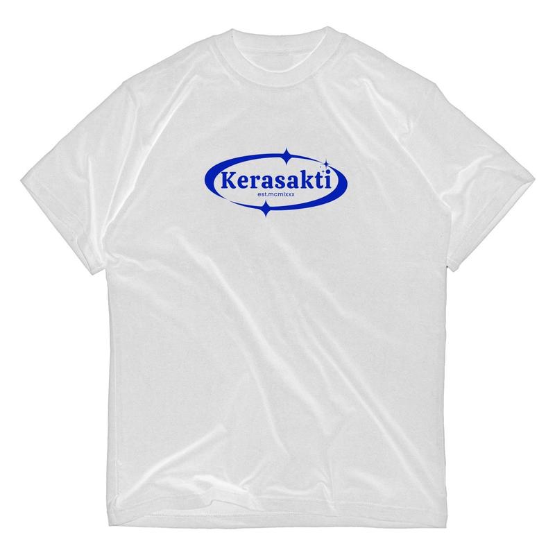 T-Shirt IKS.PI Kera Sakti “PURASTI BAPURBA JAYADHISA V3 WHITE & BLUE” (Sticker Pack, Kupon, Ziplock) - Original Pskrdvsn.ltd 1