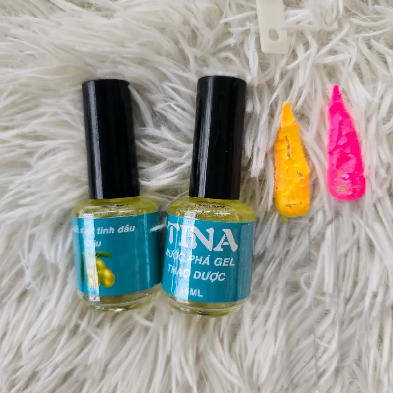nước Phá gel thảo dược TINA chiếc xuất từ tinh dầu olive không nóng rát.Phá gel thảo dược 0