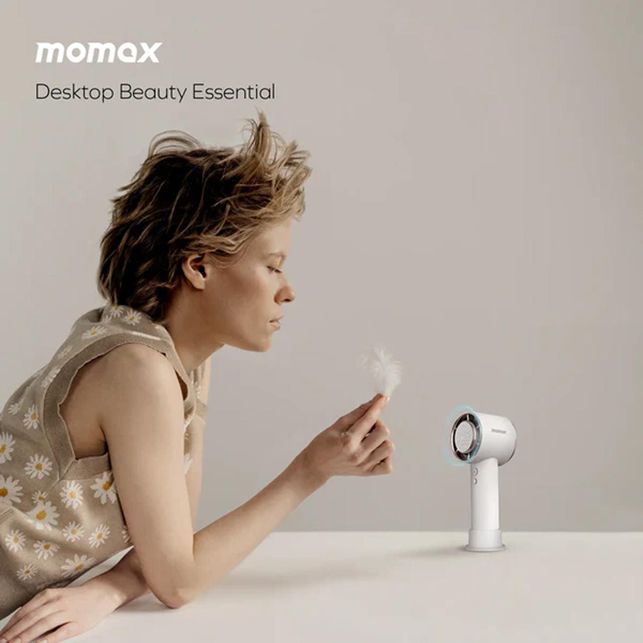 Momax Mini Turbo Fan 2 in 1 Vacuum Cleaner & Dust Blower 1 Airo - Dark Grey RO12E