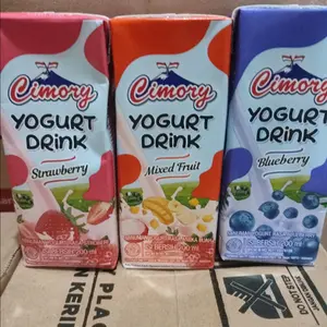 Cimory Yoghurt Drink 200ml - Rasa Stroberi, Bluberi, dan Mixed Fruit