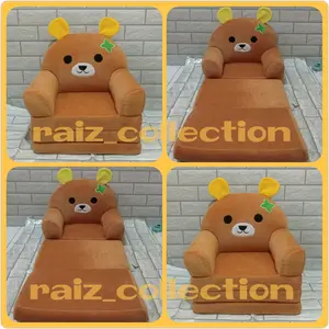 sofa lipat anak karakter rilakuma maks usia 4 tahun