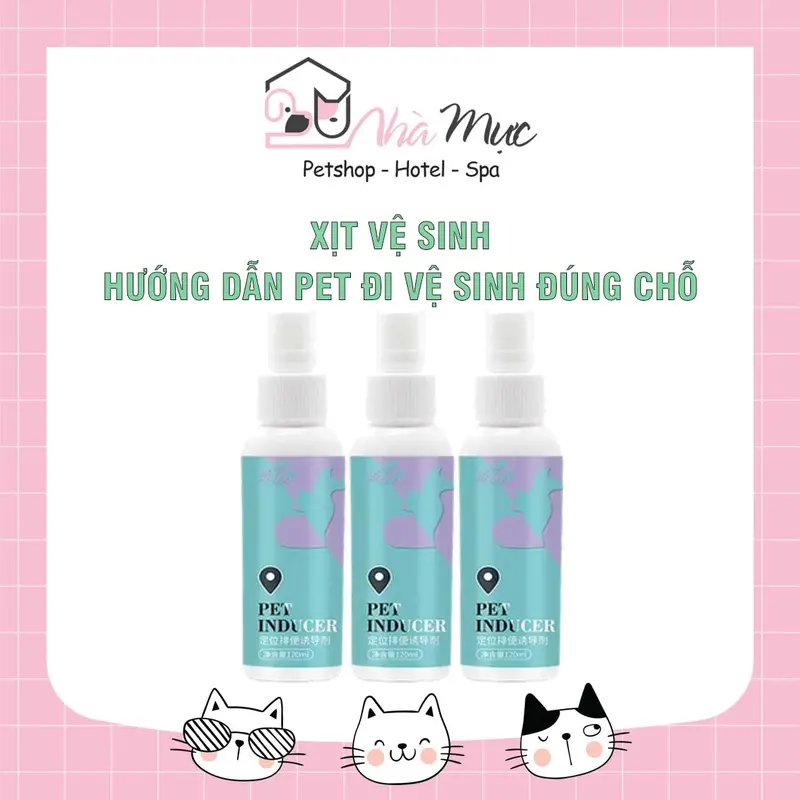 Chai Xịt Hướng Dẫn Chó Mèo Đi Vệ Sinh Đúng Chỗ 0