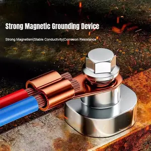 【HOT】Tang Las Magnet Stang Massa Magnit Klem Masa Las / Strong Magnetic Earth Ground Clamp Welding