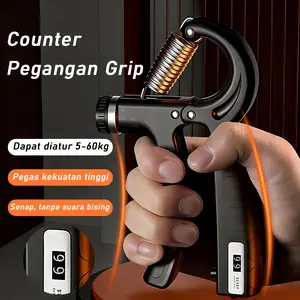 Grip Strengthener Smart Counter, Adjustable 5-60kg - Latihan Tangan Pria & Wanita