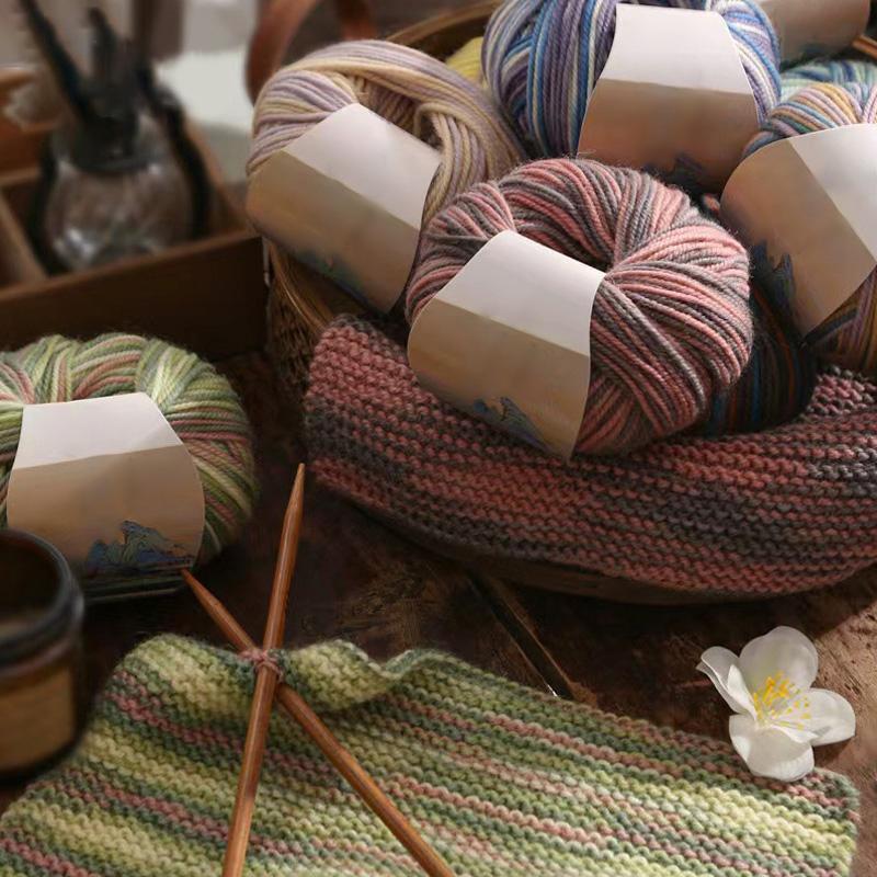 50g/Roll Sequin Mohair Yarn Soft Warm Baby Wool Crochet Yarn DIY Handmade Knitting Sweater Shawl Hat Bag Thread Sewing Supplies 4