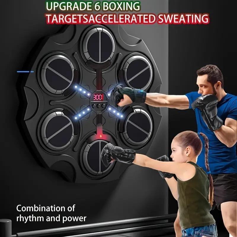 Product Introduction of 2024Smart Music Boxing Machine, Scoreboard Electronic Body Boxing Trainer, Fitness Boxing Machine, Indoor Fitness Equipment, Chrismats Gifts 4