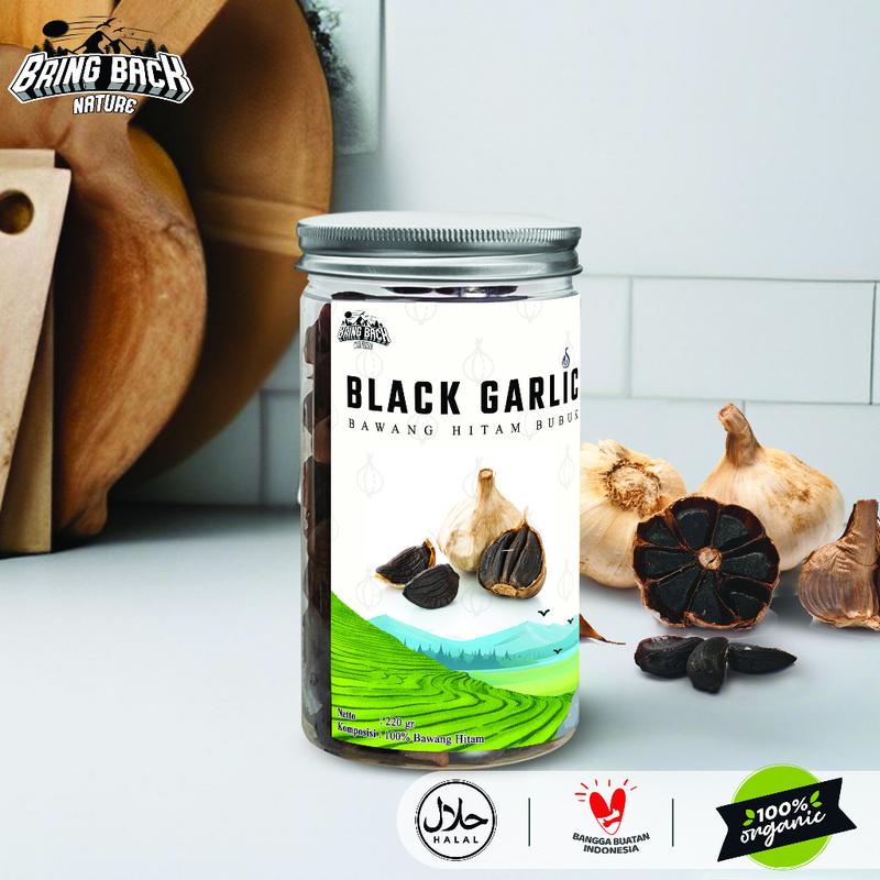 BAWANG TUNGGAL HITAM 250gr HERBAL TURUN TEMURUN / BAWANG HITAM TUNGGAL LANANG KUALITAS PREMIUM  ALAMI / BLACK GARLIC / BLACK SOLO GARLIC 0