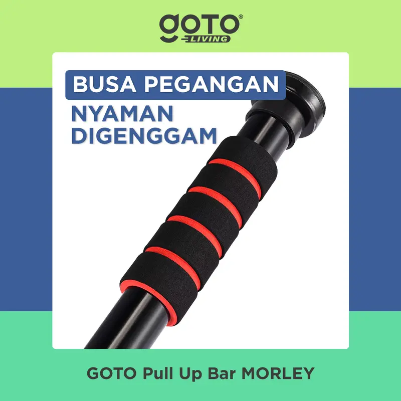 Goto [COD] Morley Alat Fitness Pull Up Bar Gym Dinding Pintu Olahraga Rumah 2