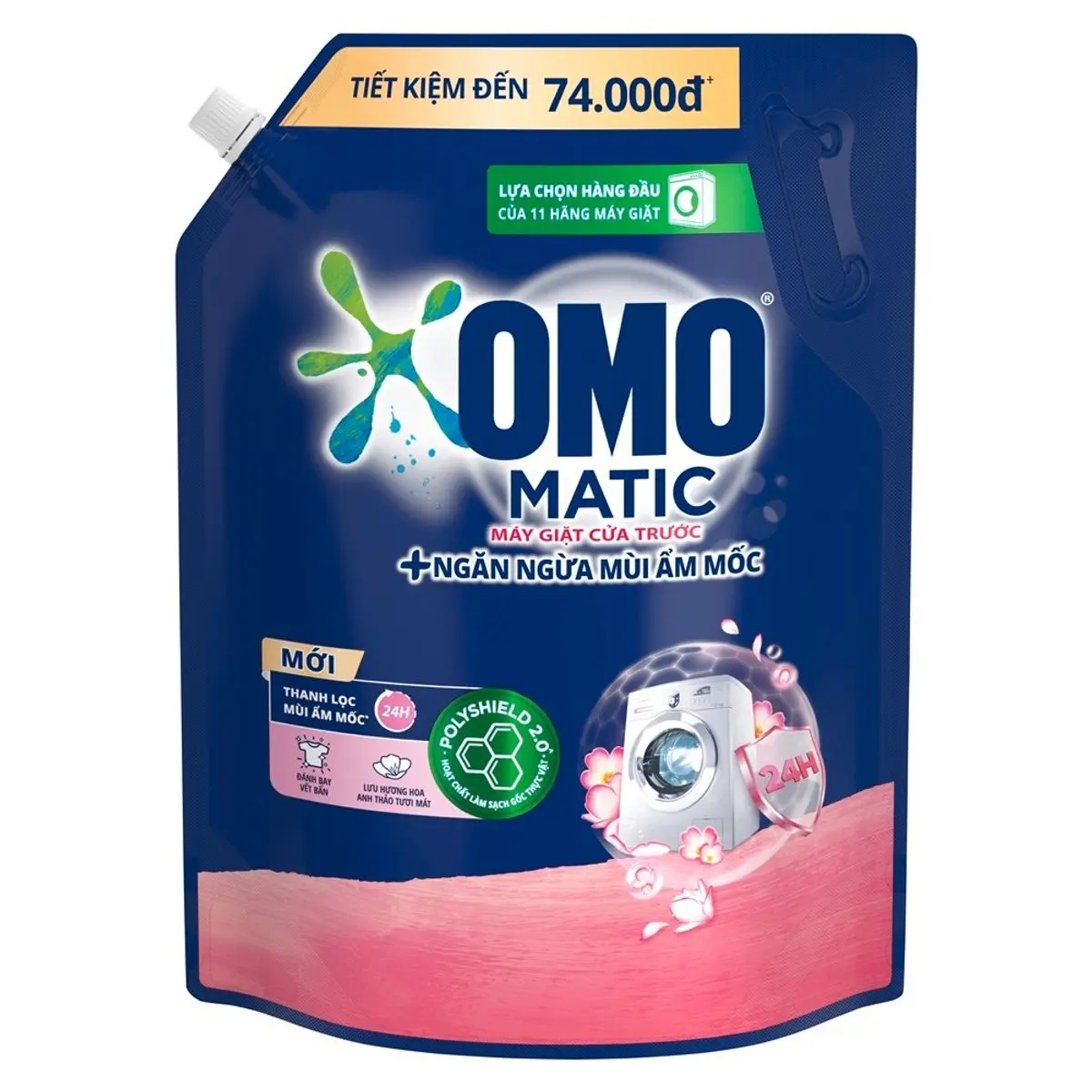 Túi nước giặt OMO Matic 3,6kg/ 3,9Kg (bao bì tuỳ lô nhập hàng)