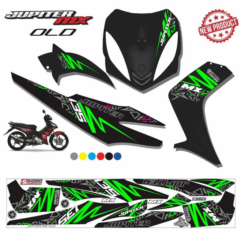 MOITIF TERBARU / STRIPING JUPITER MX LAMA / STIKER STRIPING VARIASI JUPITER MX OLD KARBU 6