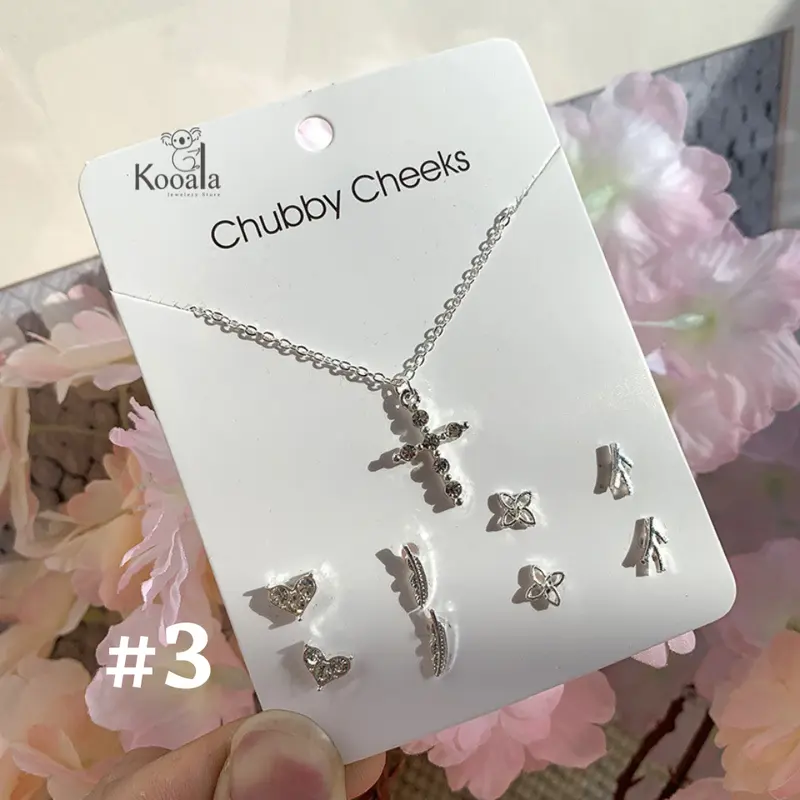 Kalung Anting Set Fashion Wanita Gaya Korea 5