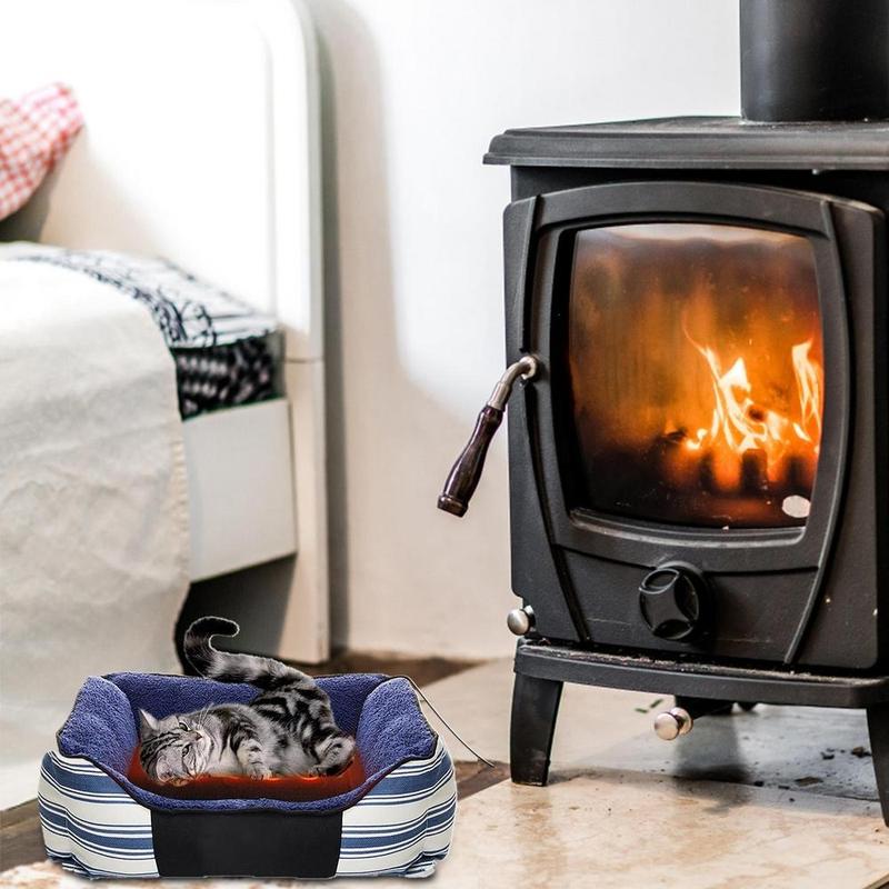 Product Introduction of Warm USB Heating Dog Cat Bed Temperature Control Keep Warm For Dog Cat Sleeping Dog Heating Pad Pet Heating Mat Pet Electric Blanket Heater Carpet 20