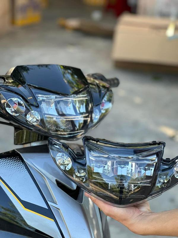 Pha đèn 2 tầng xinhan kim cương lắp Sirius