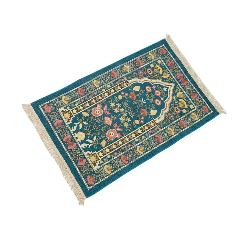 Thảm Cầu Nguyện, Phong Cách Khu Vực Thêu, Làm Bằng Polyester, Sợi Vàng, Thích Hợp Cho Thiền Định, Đi Chùa Cầm Tay Thảm Thảm Hồi Giáo, Lý Tưởng Cho Du Lịch, Học Tập Và Sử Dụng Tại Nhà 1