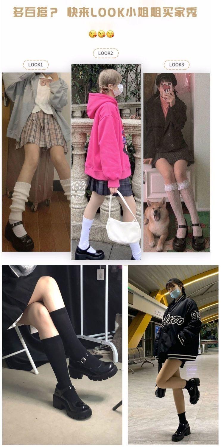 Product Introduction of Giày Cao Gót Đế Xuồng Gót Chunky, Giày Da Nhỏ Giày Lolita Cao Gót Anh Quốc Cho Nữ, Phong Cách JK, Giày Mary Jane Cổ Điển, Hàng Mới Về 2024 10