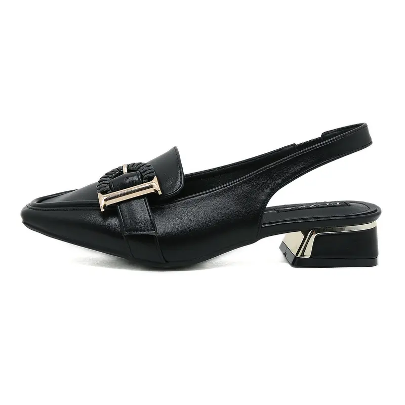 Bozka sepatu wanita Paris1A Sandal BLACK/KAHKI/CREAM 8