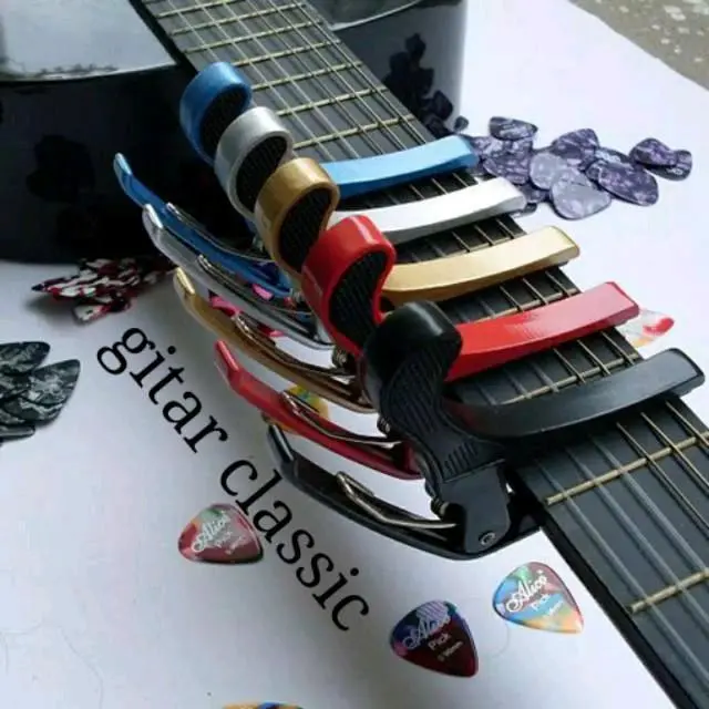 Capo Gitar Berkualitas Logam Baja