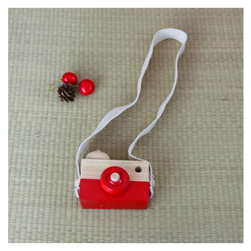 Product Introduction of Cute Wooden Toy Camera Camera Photography Prop Decoration Baby Kids Hanging  Children Educational Toy Birthday Christmas Gifts 3