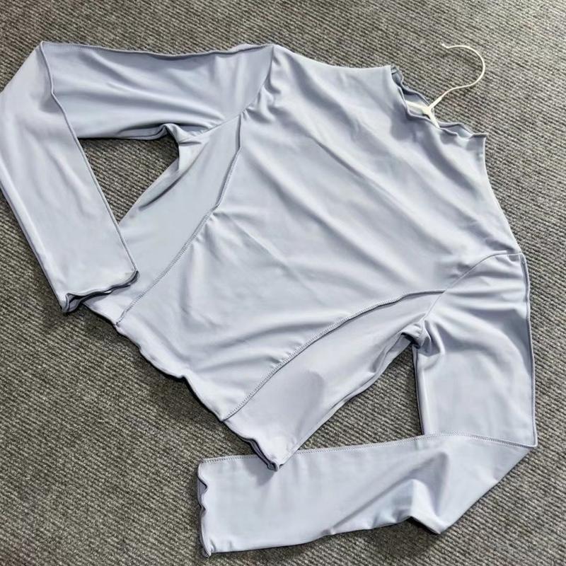 Product Introduction of Quần áo tập yoga, áo cao cấp, có Đệm Ngực, thích hợp để tập Pilates chuyên nghiệp, chạy, lưng đẹp, ngắn tay, áo Mặc Bên Ngoài 4