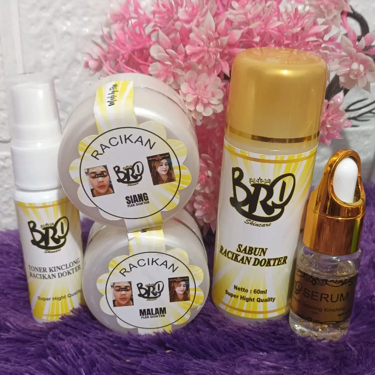 BRD paket Glowing (Kemasan terbaru) 100%Original Wajah