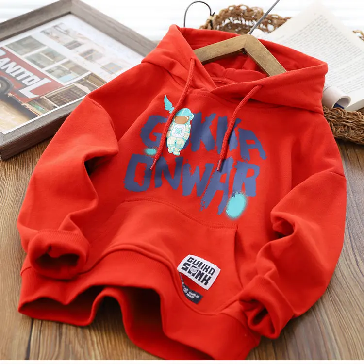 Áo Hoodie Có Mũ Trùm Đầu, Cho Bé Trai, Hàng Mới Về Mùa Xuân Và Mùa Thu 2024, Áo Áo Chui Đầu Mùa Thu Thường Ngày Cho Trẻ Em, Áo Dài Tay Dáng Rộng Cho Em Bé Thời Trang,quần áo trẻ con trai 0