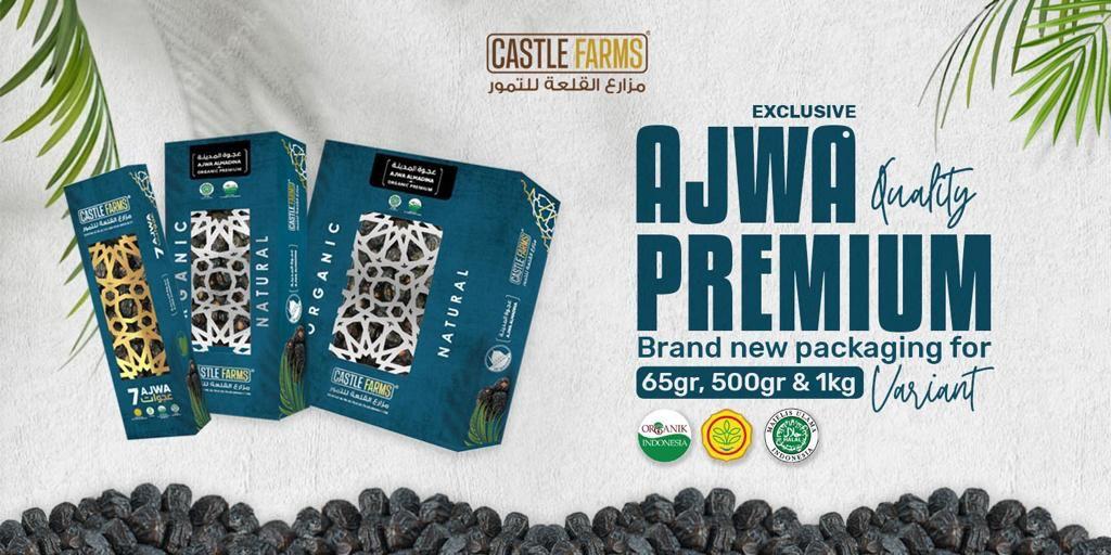 AJWA CASTLE FARM  PREMIUM  ORGANIC 1KG .