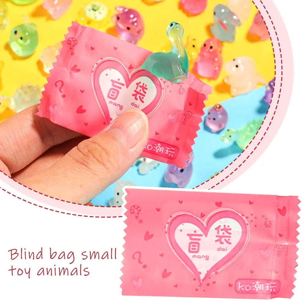 Mô Hình Resin Dễ Thương Và Đáng Yêu, Phát Sáng Trong Bóng Tối, Đồ Chơi Đồ Trang Trí Mini, 1 Cái, Túi Mù, Y1K2