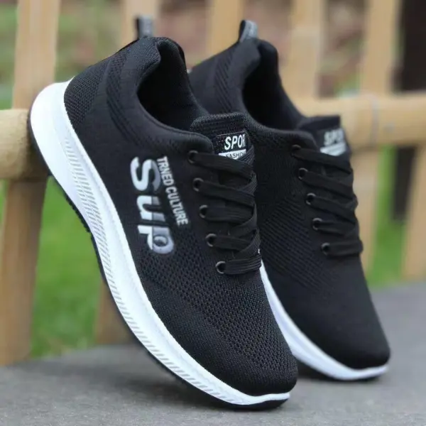 Giày Thể Thao Nam Sneakers ABU phong cách Hàn Quốc thoáng khí khử mùi Nano - Leather Đế Bằng - Tập Thể Dục, Sport Shoes sport  shoes 0
