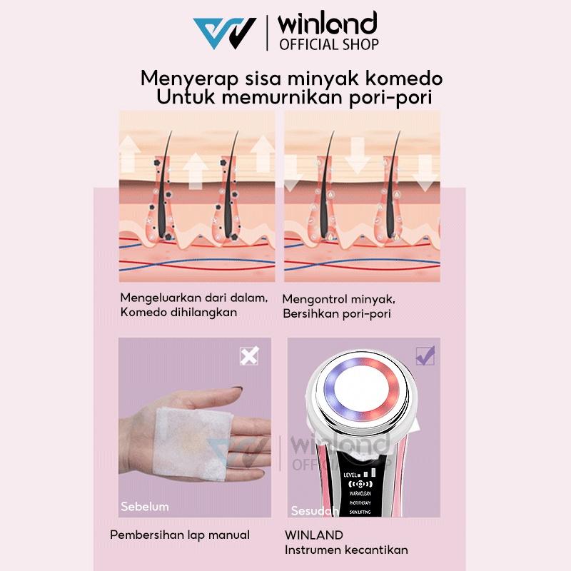 【Free shipping】Winland Alat Setrika Wajah Pemijat Perawatan Kulit Anti Anging Facial Massage4in1Facial Massage Hot Cold 【Free shipping】Winland Alat Setrika Wajah Pemijat Perawatan Kulit Anti Anging Facial Massage4in1Facial Massage Hot Cold