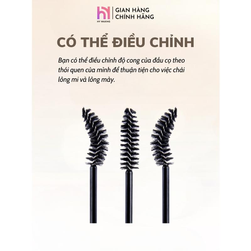 Cọ Mascara chuốt lông mày chuốt mi ngắn Lông Mày Trang Điểm Làm Đẹp HY WAXING CI-141 4