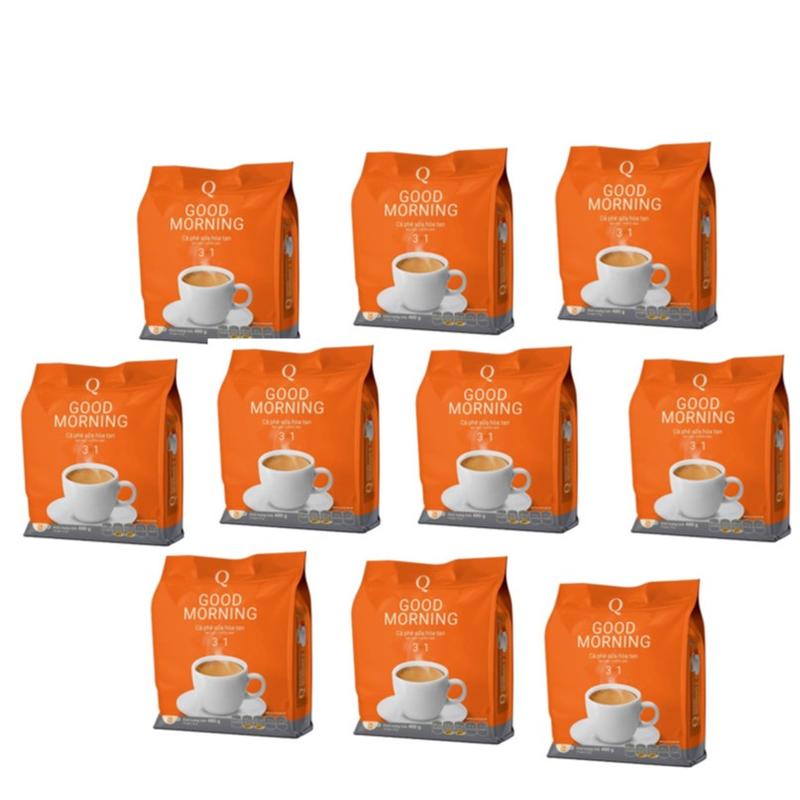 Combo 10 Bịch Cà Phê Sữa Trần Quang - mỗi bịch 24 ống