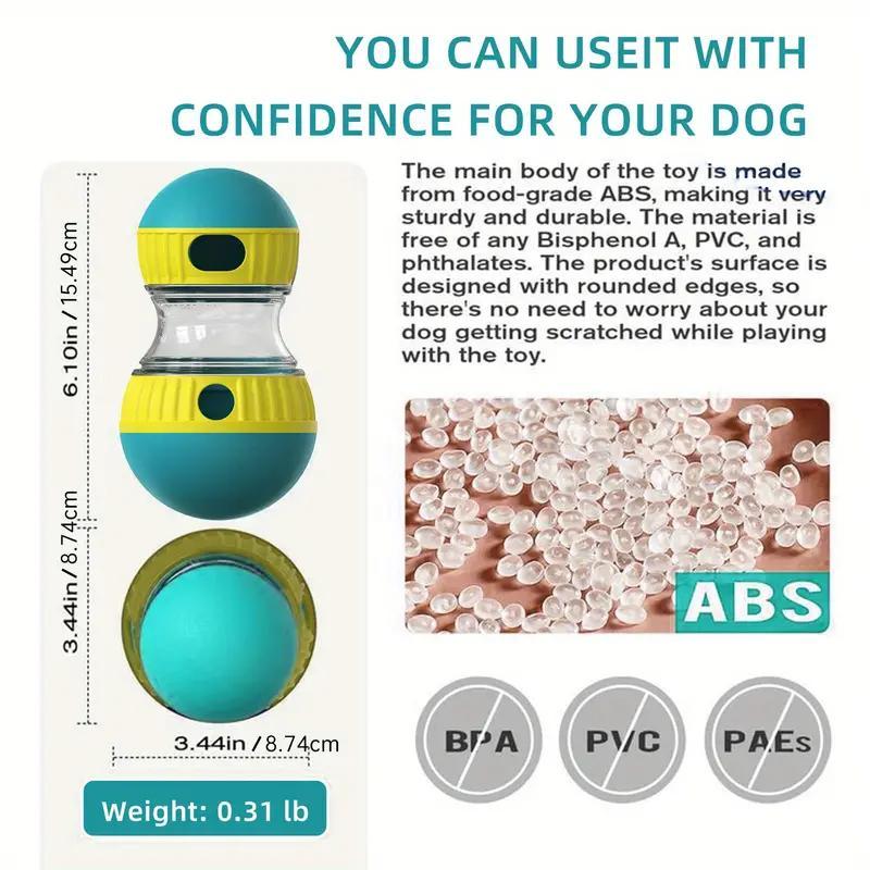 Adjustable Pet Snack Dispenser, Interactive Pet Food Puzzle Ball, Dog Food Dispenser, Dog Entertainment Toy for Daily Use 1