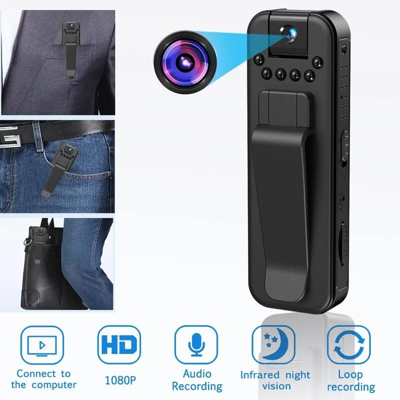 Product Introduction of New HD 1080P Mini Camera Night Vision Infrared Video Surveillance Camcorder Body Camera DV DVR Video Recorder 35