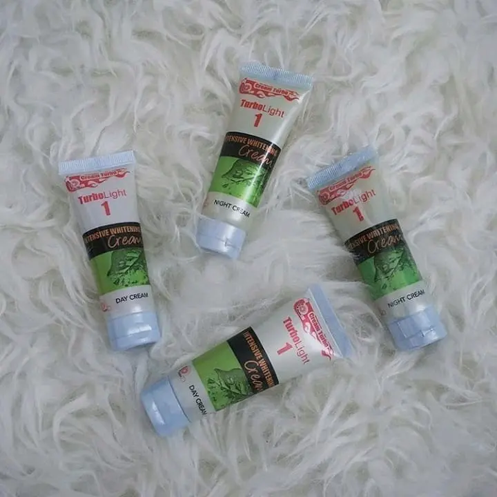 Sepasang cream turbo no. 1 Perawatan glow glowing dosis