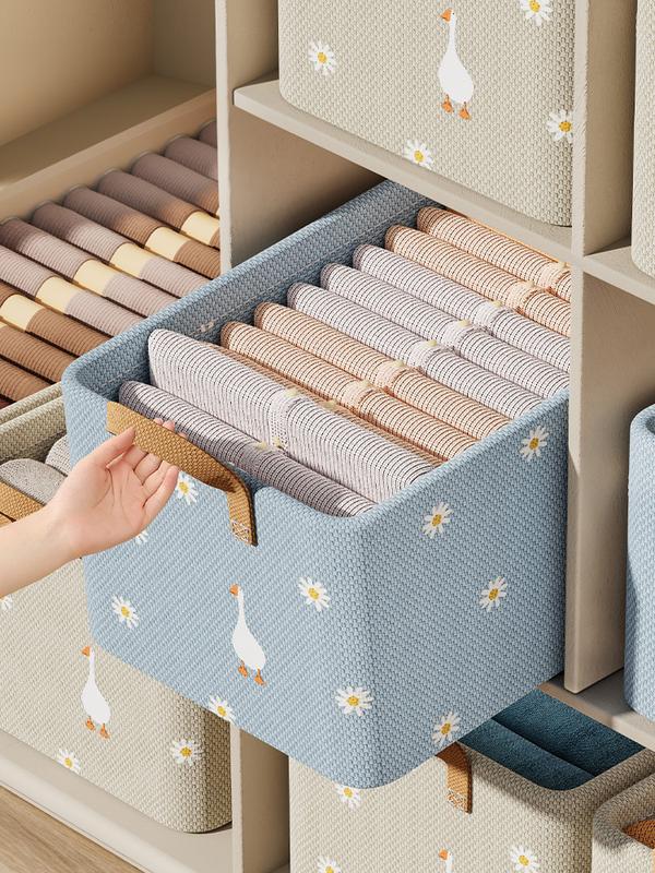 Hộp đựng đồ Hộp vải đựng quần áo chăn màn khung thép chắc chắn Túi vải đựng đồ gọn nhẹ tối ưu không gian 8