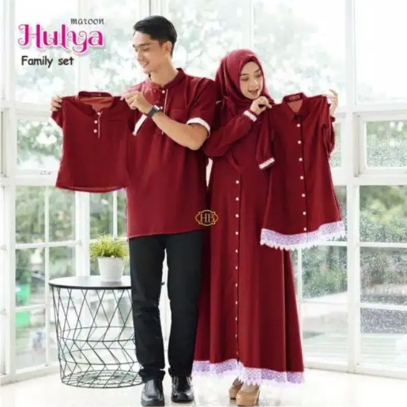 COUPLE KELUARGA HULYA/COUPLE KELUARGA MUSLIM/FAMILY SET MUSLIM