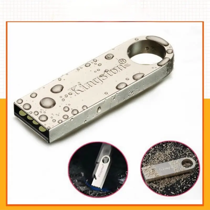 USB Kingston SE9 64Gb/32Gb/16Gb/8Gb/4Gb/2Gb SE9 USB2.0, chống nước- BẢO HÀNH 1 NĂM 7