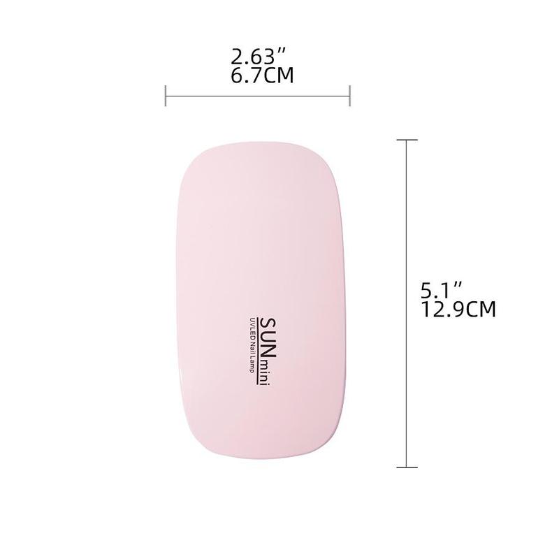 Portable Mini UV LED Nail Lamp, USB Rechargeable Foldable Nail Dryer Lamp, Professional Nail Art Tool for Home & Nail Salon Use 1
