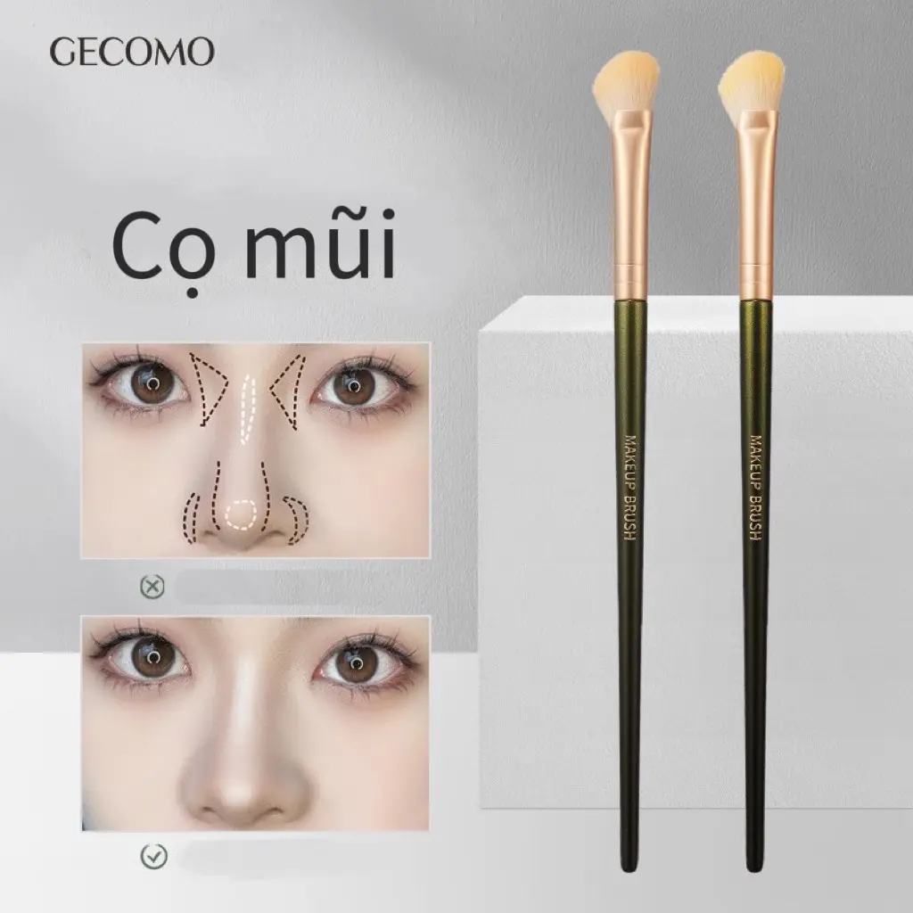 Cọ mũi tán nhỏ mảnh đầu cọ mềm trang điểm tạo khối không bết phấn Mỹ Phẩm Cosmetic Eyeshadow