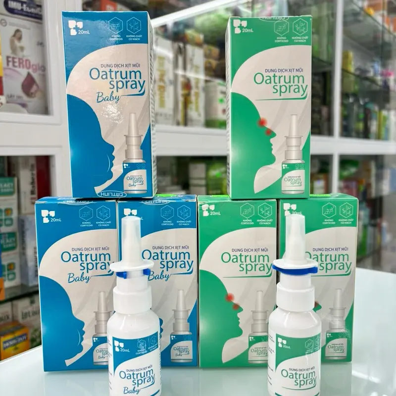 Dung dịch xịt mũi Oatrum Spray .                  . Dung dịch xịt mũi Oatrum Spray Baby hết sổ mũi nghẹt mũi - Chính hãng 3