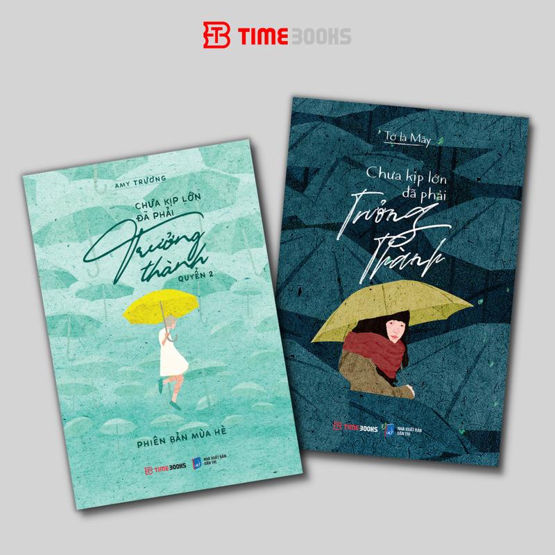 Timebooks - Combo 2c sách Chưa Kịp Lớn Đã Phải Trưởng Thành Quyển 1 + 2