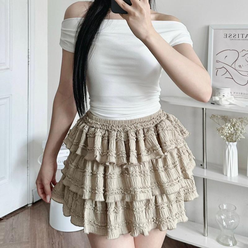 Chân váy REN 3 TẦNG xoè dễ thương 8