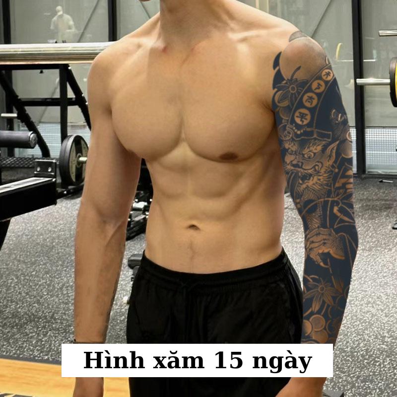 Hình xăm dán full tay, hình xăm dán [ Tặng 1 hình xăm nhỏ ]