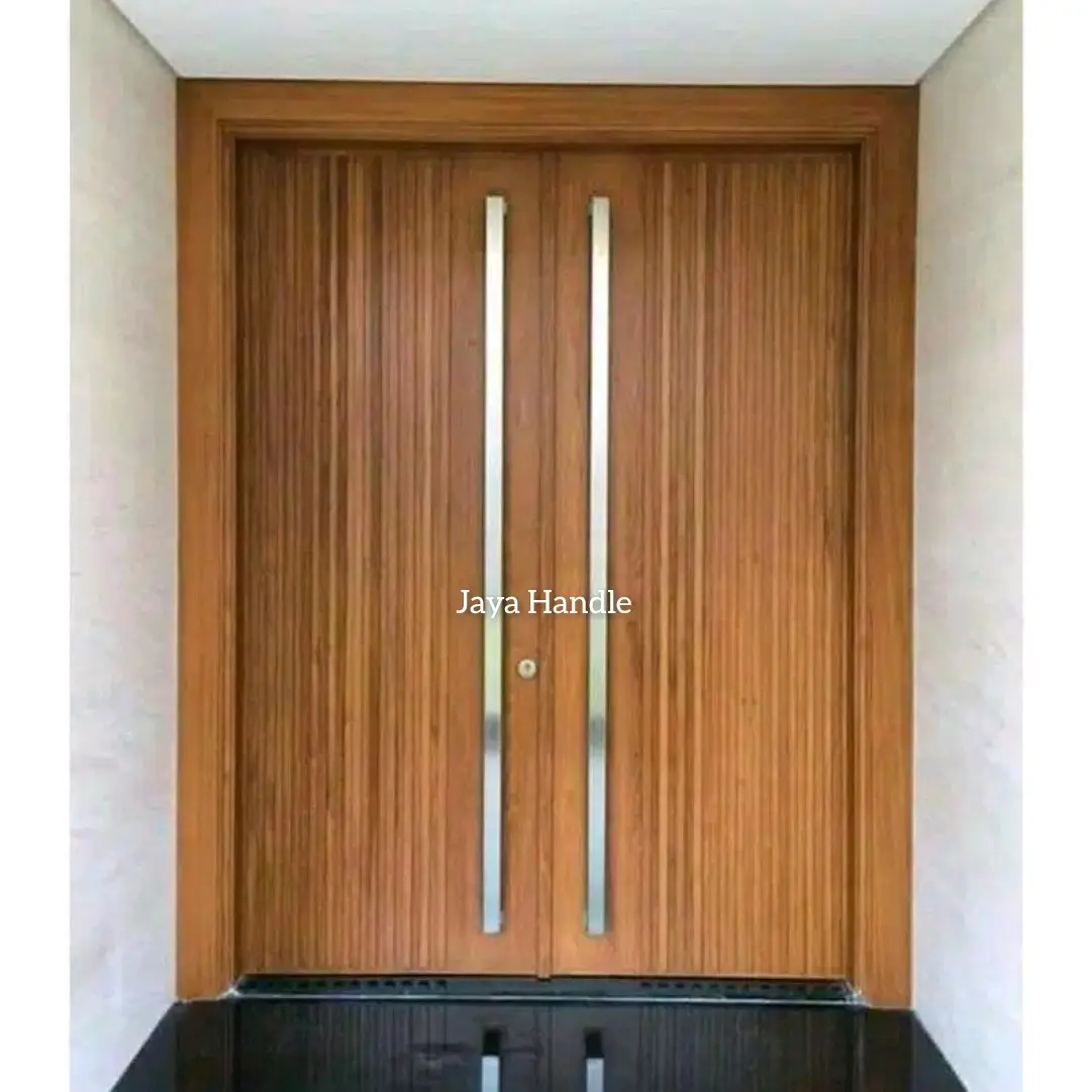 Paket 2pcs Handle pintu 100cm stainless steel anti karat Gagang pintu rumah minimalis