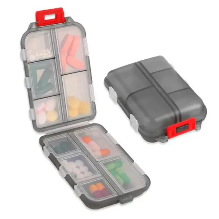 Kotak Obat Mini Travel Pill Organizer Moisture Proof 12 Grid 2